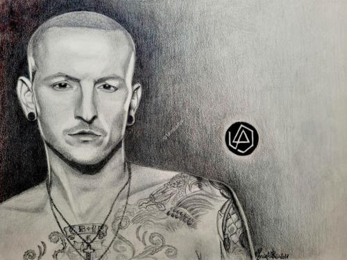 Chester Bennington, 30 x 40 cm