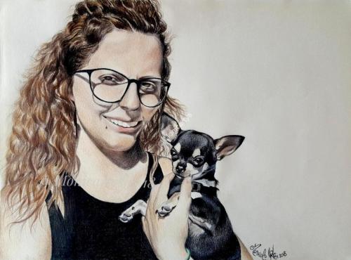 Francesca e Toby, 30 x 40 cm